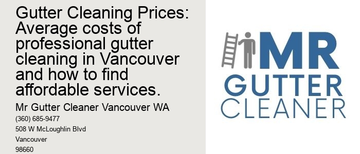 Gutter Cleaning Prices: Average costs of professional gutter cleaning in Vancouver and how to find affordable services.