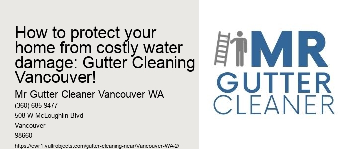 How to protect your home from costly water damage: Gutter Cleaning Vancouver!
