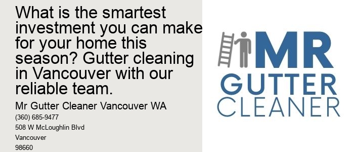 What is the smartest investment you can make for your home this season? Gutter cleaning in Vancouver with our reliable team.